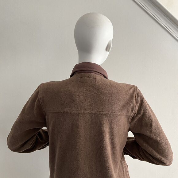 Blank NYC Shacket Brown Fleece Button Front Cozy Soft Boho L - Picture 11 of 12
